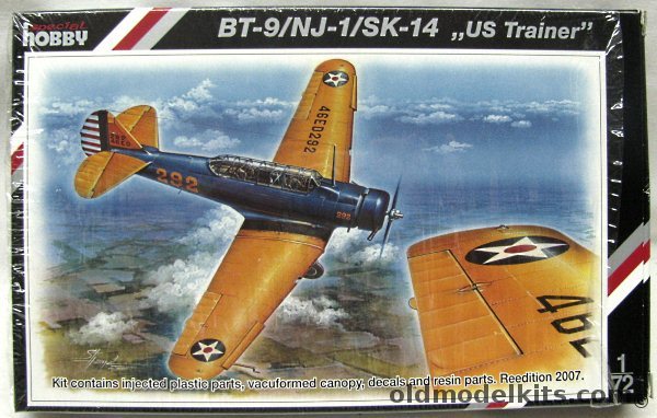 Special Hobby 1/72 BT-9 / NJ-1 / SK-14 US Trainer - 46th School Sq 1941 / NJ-1 US Navy 1940 / ASJA SK-14 Flygflottilj 5 Swedish Air Force 1940s, SH72069 plastic model kit